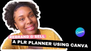 How to Edit amp Rebrand a PLR Planner to Sell using Canva [upl. by Akema]