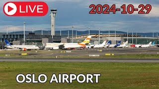 LIVE Oslo Gardemoen Airport Plane Spotting ENGMOSL 29102024 osloairport gardemoen [upl. by Eran147]