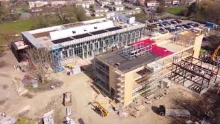 Aerial view of new Peterborough University [upl. by Fabrice560]