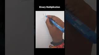 Binary Multiplication  Question 7  Binary Number System shorts binarymultiplication maths [upl. by Cobb549]