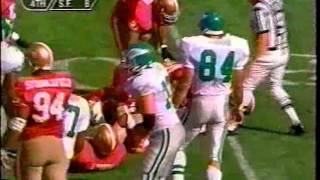 1994 Week 4 Eagles at San Francisco clip4 [upl. by Atalanti540]