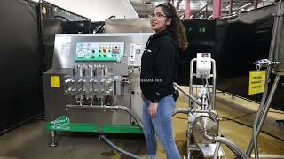 FBF Italia Srl Homogenizer 2 Stage 7075 Demonstration [upl. by Merrel]