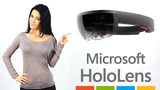 Microsoft HOLOLENS Las Gafas Holograficas del Futuro en Español [upl. by Schiff]