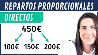 Repartos DIRECTAMENTE Proporcionales ✅ Proporcionalidad [upl. by Nuawd444]