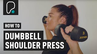 How To Do A Dumbbell Shoulder Press [upl. by Claiborne]