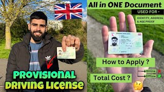 How To Fill Your UK Provisional Driving Licence Online Form  Step by Step Guide Part 1 [upl. by Neicul]