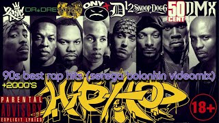 90s amp 00s Best HipHop Classics amp Throwback Rap Hits Serega Bolonkin Video Mix│Рэп Хиты 90х и 00х [upl. by Josephson]