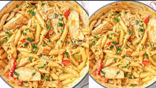 Jerk Chicken Pasta Rasta Pasta [upl. by Ikin695]