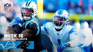 Detroit Lions vs Carolina Panthers  2022 Week 16 Game Highlights [upl. by Lein]