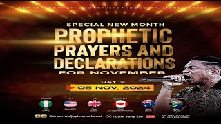 SPECIAL NEW MONTH PROPHETIC PRAYERS AND DECLARATIONS DAY 3  NSPPD  5TH NOVEMBER 2024 [upl. by Nazay394]