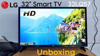 LG 32 inch 32LQ57 HD Smart TV  Unboxing in TAMIL [upl. by Adnaluy]