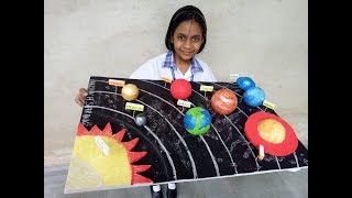 My 3D Solar System Model  Solar System Project for Kids  School Science Project [upl. by Hege948]