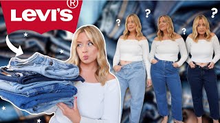 i tried on LEVIs new plus size jeans so you dont have to im lowkey shook [upl. by Assilev]