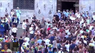 PALIO SIENA ESTRAZIONE DELLE CONTRADE 10 LUGLIO 2022 [upl. by Nyladnek]