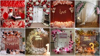 Wedding anniversary decoration ideas at home  Anniversary decoration [upl. by Ybsorc]