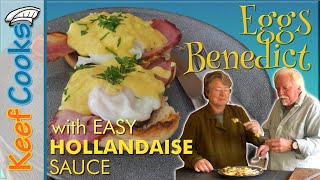 Eggs Benedict with Easy Hollandaise Sauce [upl. by Richarda]