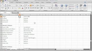 Excel Fixture List and League Table Creator [upl. by Llamaj]