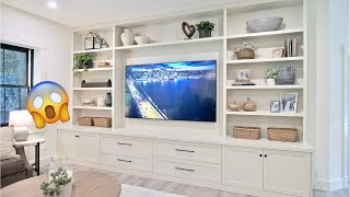 Building a MASSIVE Entertainment Center [upl. by Dinin]