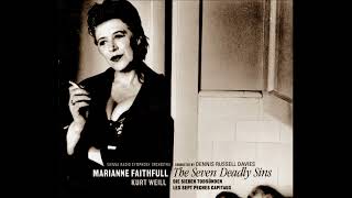 Marianne Faithfull  Kurt Weill  The Seven Deadly Sins 1997 Full Album [upl. by Cyndie]