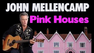 How To Play Pink Houses On Guitar  John Cougar Mellencamp Guitar Lesson [upl. by Let]