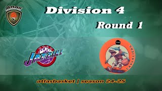 Atlasbasket  Div 4Round 1  UTAH JATZIKI vs CAVLALIERS [upl. by Aleyam]