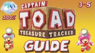 Captain Toad 35 Stumpy Springs Sanctuary 100 Guide [upl. by Hamimej]