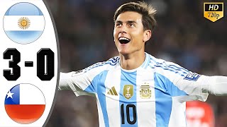 Argentina vs Chile 3  0 Highlights All Goals [upl. by Costa]