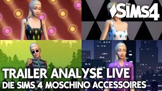 TRAILER Analyse Live Die Sims 4 Moschino Accessoires Pack [upl. by Madella]