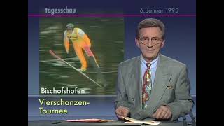 Vierschanzentournee 199495 mit Gesamtsieg von Andreas Goldberger [upl. by Yerggoeg]