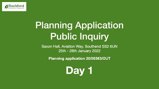 RDC  Planning Application Public Inquiry  Live Stream  Day1 [upl. by Einuj]