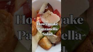 How to make Panzanella Salad shorts [upl. by Ettevahs]