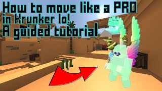 Krunker Io Tutorial Part 1 Basic movement tutorial How to move like a pro [upl. by Franzoni]