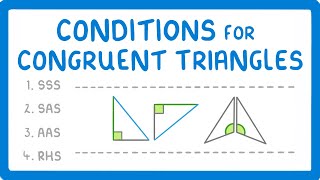 GCSE Maths  Congruent Triangle Rules 103 [upl. by Bedad]