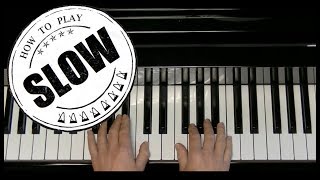 How to play  John Legend  PDA  We just dont care  Piano Intro Slow and medium tempo [upl. by Rockafellow]