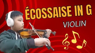 Écossaise in G ABRSM 2024 Violin Grade 2 by Mark Tay [upl. by Tremml788]