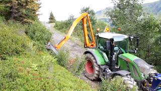 Broyage 2017  BIBOLLET Sullivan  Fendt 724 Vario amp Kuhn  Hauteluce HD [upl. by Wills]