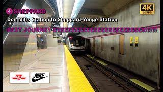 TTC POV Walk Don Mills Station to SheppardYonge Station APRIL FOOLS SPECIAL【4K 60FPS】 [upl. by Lacram]