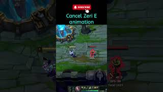 League of legends Cancel Zeri E animation leagueoflegendstips zeri adc [upl. by Aij]