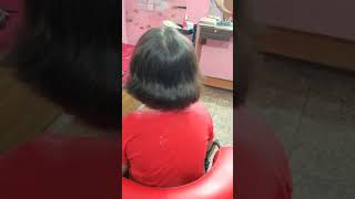 baby rasna cut ✂️ viral videobaby rasna cutbaby haircut [upl. by Romeu492]