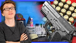 Scott the Woz vs A Gun Epic Rap Battles of History [upl. by Leamsi]