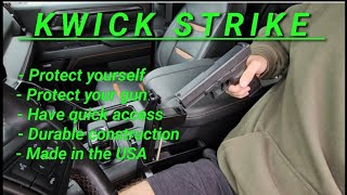 Kwick Strike Gun Box Best Truck Gun Safe [upl. by Mylo]