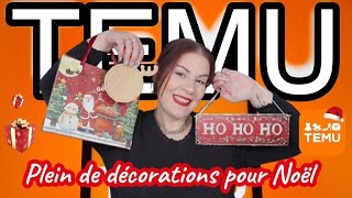 TEMU 🎄🎁gros haul décoration de Noël [upl. by Ninazan970]