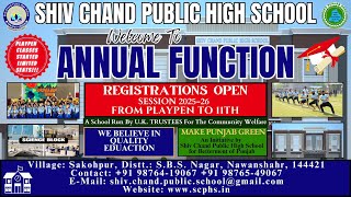 ANNUAL FUNCTION 2024  SHIV CHAND PUBLIC HIGH SCHOOL SAKOHPUR [upl. by Eelrefinnej]