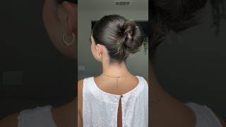 How to the perfect slick back bun 🎀 [upl. by Nared187]