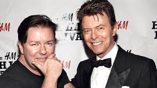 The Best of David Bowie amp Ricky Gervais Together w Conan OBrien [upl. by Siuoleoj]