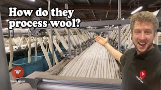 WOOL  SCOURING AND CARDING [upl. by Etnaled]