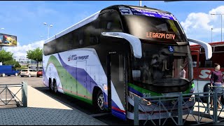 ETS 2 148 Bus Mod  LEGASPI ST JUDE TRANSPORT  MARCOPOLO G8 1600 LD SCANIA K450IB BUS MOD [upl. by Katalin]