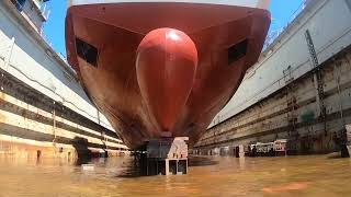 LNG conversion passenger ship Münsterland  timelapse [upl. by Eleanore799]