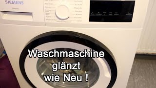 WASCHMASCHINE glänzt wie NEU WUNDERMITTEL für die Waschmaschine [upl. by Acisey]