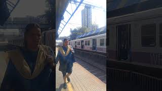 Virar station train rail railway photography insta reels viral video reels railwayphotography [upl. by Notniw]